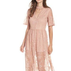 Socialite Choker Lace Maxi Romper